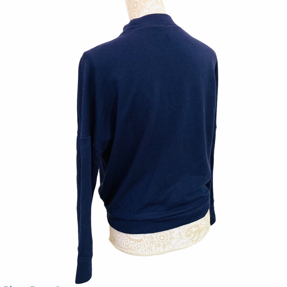 Fabletics Pullover Cinch Sweater Navy XS - Picture 4 of 9